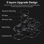 Pellicola antiriflesso ENKAY per obiettivo fotografico in lega di alluminio e vetro temperato., For Samsung Galaxy S26+ 5G, For Samsung Galaxy S26 Ultra 5G, For Samsung Galaxy S26 5G