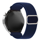 Cinturino elastico in nylon con fibbia ad anello a D e strisce diagonali per orologio., 22mm, 20mm