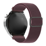 Cinturino elastico in nylon con fibbia ad anello a D e strisce diagonali per orologio., 22mm, 20mm