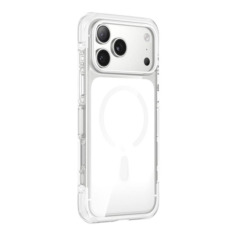 Custodia per telefono magnetica in acrilico trasparente con airbag sottovuoto, For iPhone 17 Pro Max, For iPhone 17 Pro, For iPhone 17