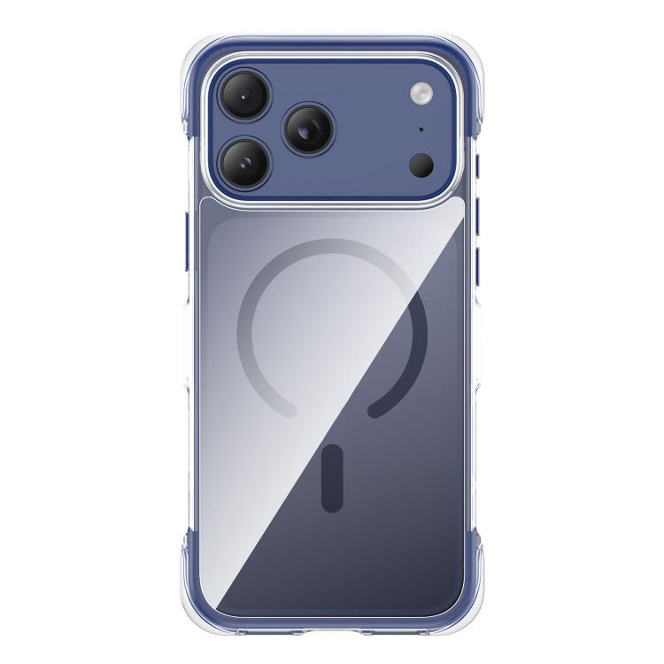 Custodia per telefono magnetica in acrilico trasparente con airbag sottovuoto, For iPhone 17 Pro Max, For iPhone 17 Pro, For iPhone 17