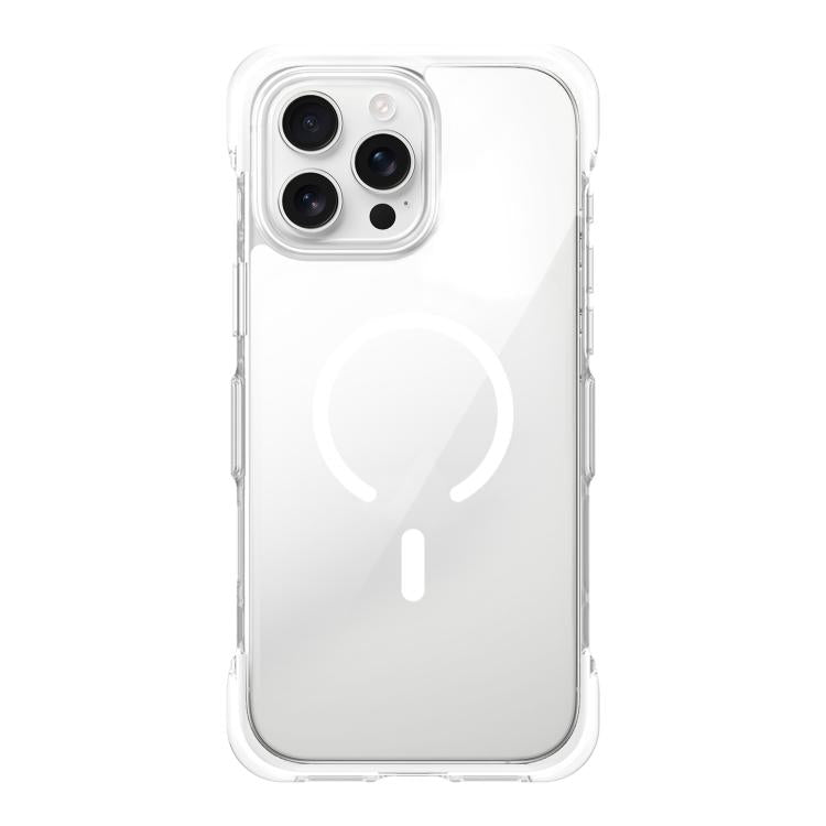 Custodia per telefono magnetica in acrilico trasparente con airbag sottovuoto, For iPhone 16 Pro Max, For iPhone 16 Pro, For iPhone 16, For iPhone 15 Pro Max, For iPhone 15 Pro, For iPhone 15