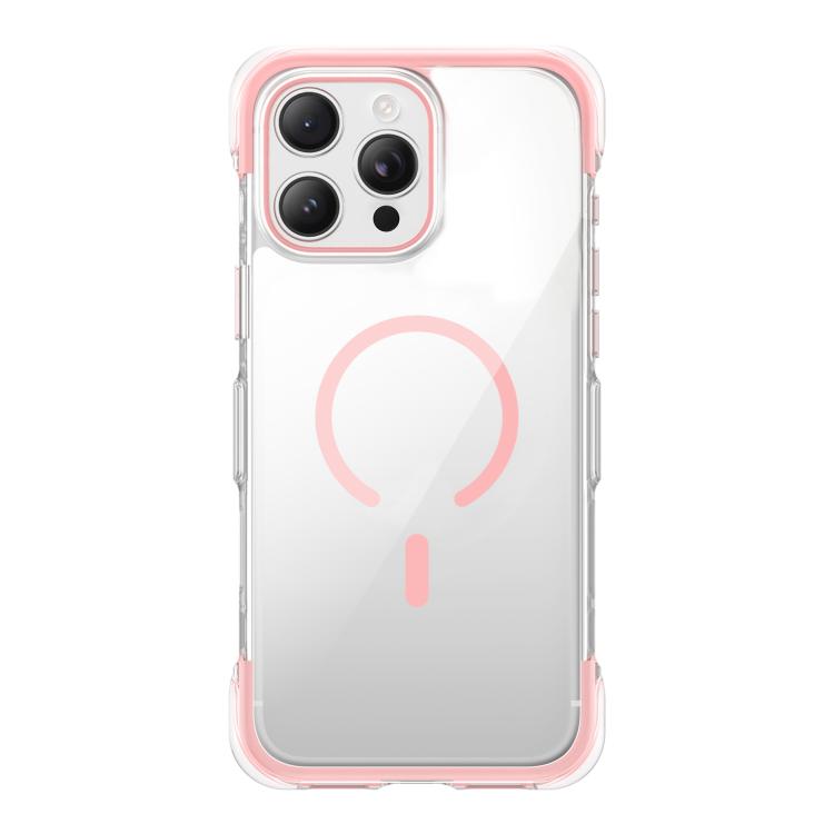 Custodia per telefono magnetica in acrilico trasparente con airbag sottovuoto, For iPhone 16 Pro Max, For iPhone 16 Pro, For iPhone 16, For iPhone 15 Pro Max, For iPhone 15 Pro, For iPhone 15