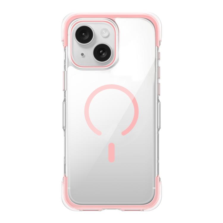 Custodia per telefono magnetica in acrilico trasparente con airbag sottovuoto, For iPhone 16 Pro Max, For iPhone 16 Pro, For iPhone 16, For iPhone 15 Pro Max, For iPhone 15 Pro, For iPhone 15