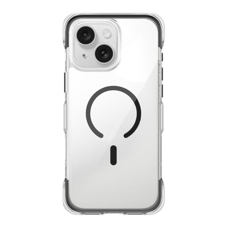 Custodia per telefono magnetica in acrilico trasparente con airbag sottovuoto, For iPhone 16 Pro Max, For iPhone 16 Pro, For iPhone 16, For iPhone 15 Pro Max, For iPhone 15 Pro, For iPhone 15