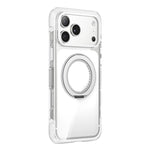 Custodia per telefono in acrilico trasparente con airbag sigillato sottovuoto e supporto magnetico girevole., For iPhone 17 Pro Max, For iPhone 17 Pro, For iPhone 17