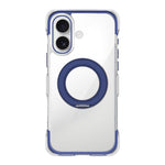 Custodia per telefono in acrilico trasparente con airbag sigillato sottovuoto e supporto magnetico girevole., For iPhone 17 Pro Max, For iPhone 17 Pro, For iPhone 17