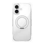 Custodia per telefono in acrilico trasparente con airbag sigillato sottovuoto e supporto magnetico girevole., For iPhone 16 Pro Max, For iPhone 16 Pro, For iPhone 16, For iPhone 15 Pro Max, For iPhone 15 Pro, For iPhone 15
