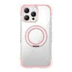 Custodia per telefono in acrilico trasparente con airbag sigillato sottovuoto e supporto magnetico girevole., For iPhone 16 Pro Max, For iPhone 16 Pro, For iPhone 16, For iPhone 15 Pro Max, For iPhone 15 Pro, For iPhone 15