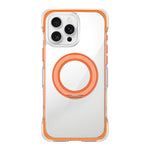 Custodia per telefono in acrilico trasparente con airbag sigillato sottovuoto e supporto magnetico girevole., For iPhone 16 Pro Max, For iPhone 16 Pro, For iPhone 16, For iPhone 15 Pro Max, For iPhone 15 Pro, For iPhone 15