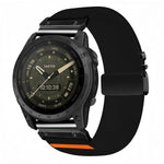 Cinturino per orologio in nylon elasticizzato con fibbia a paracadute e trama diagonale., For Gamin 26mm, For Gamin 22mm, For Gamin 20mm