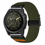 Cinturino per orologio in nylon elasticizzato con fibbia a paracadute e trama diagonale., For Gamin 26mm, For Gamin 22mm, For Gamin 20mm