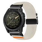 Cinturino per orologio in nylon elasticizzato con fibbia a paracadute e trama diagonale., For Gamin 26mm, For Gamin 22mm, For Gamin 20mm