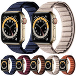 Cinturino per orologio quadrato in pelle scamosciata con chiusura magnetica., For Apple Watch 46mm / 49mm / 45mm / 44mm, For Apple Watch 42mm / 41mm / 40mm / 38mm