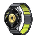Cinturino per orologio Norman con fibbia magnetica in titanio e silicone, 22mm