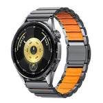 Cinturino per orologio Norman con fibbia magnetica in titanio e silicone, 22mm