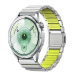 Cinturino per orologio Norman con fibbia magnetica in titanio e silicone, 22mm