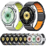 Cinturino per orologio Norman con fibbia magnetica in titanio e silicone, 22mm