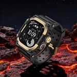 Custodia protettiva in metallo, cinturino per orologio in TPU monopezzo, For Apple Watch Ultra 3 / Ultra 2 / Ultra 1 49mm