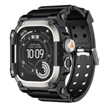 Custodia protettiva in metallo, cinturino per orologio in TPU monopezzo, For Apple Watch Ultra 3 / Ultra 2 / Ultra 1 49mm