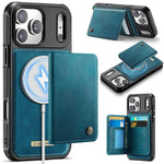 Custodia per telefono CaseMe serie Me80 con portafoglio rimovibile, protezione magnetica RFID e pelle vegana., For iPhone 17e / 16e, For iPhone 17 Pro Max, For iPhone 17 Pro, For iPhone 17