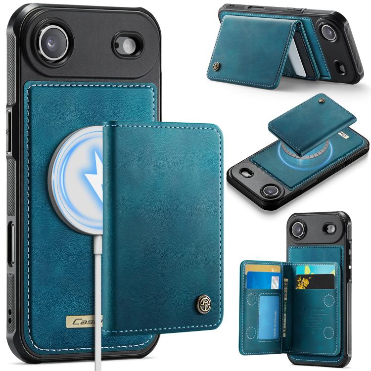 Custodia per telefono CaseMe serie Me80 con portafoglio rimovibile, protezione magnetica RFID e pelle vegana., For iPhone Air, For iPhone 16 Pro Max, For iPhone 16 Pro, For iPhone 16 Plus