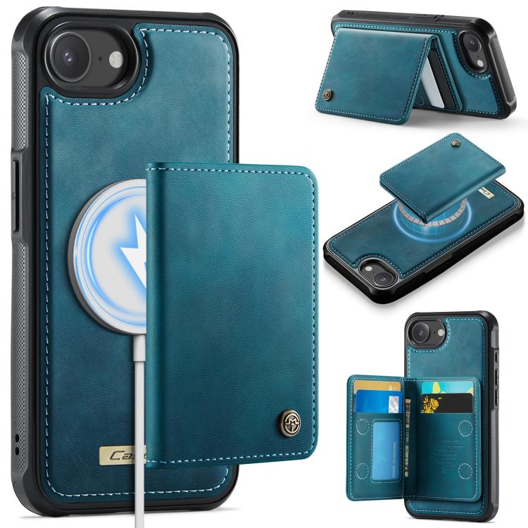 Custodia per telefono CaseMe serie Me80 con portafoglio rimovibile, protezione magnetica RFID e pelle vegana., For iPhone 17e / 16e, For iPhone 17 Pro Max, For iPhone 17 Pro, For iPhone 17