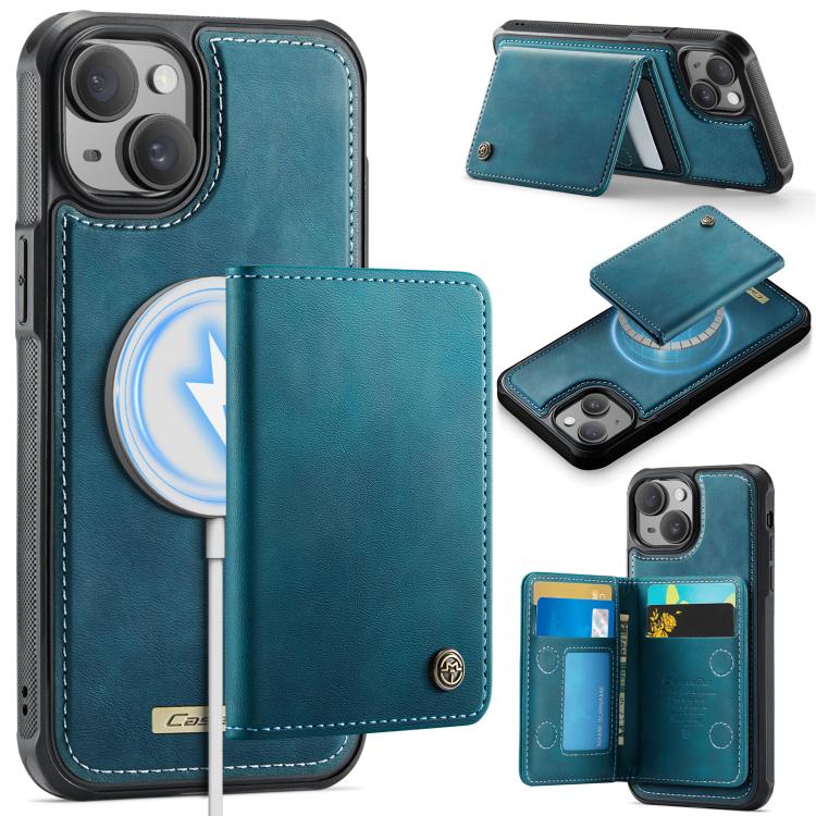 Custodia per telefono CaseMe serie Me80 con portafoglio rimovibile, protezione magnetica RFID e pelle vegana., For iPhone 13 Pro Max, For iPhone 13 Pro, For iPhone 13, For iPhone 12 / 12 Pro