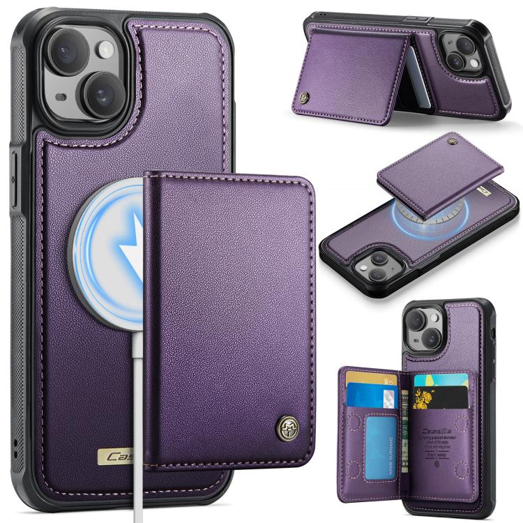 Custodia per telefono CaseMe serie Me80 con portafoglio rimovibile, protezione magnetica RFID e pelle vegana., For iPhone 13 Pro Max, For iPhone 13 Pro, For iPhone 13, For iPhone 12 / 12 Pro