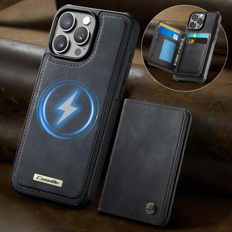 Custodia per telefono CaseMe serie Me80 con portafoglio rimovibile, protezione magnetica RFID e pelle vegana., For iPhone 13 Pro Max, For iPhone 13 Pro, For iPhone 13, For iPhone 12 / 12 Pro