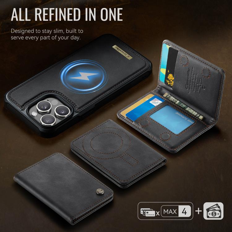 Custodia per telefono CaseMe serie Me80 con portafoglio rimovibile, protezione magnetica RFID e pelle vegana., For iPhone 12 Pro Max, For iPhone 11 Pro Max, For iPhone 11, For iPhone 11 Pro
