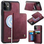 Custodia per telefono CaseMe serie Me80 con portafoglio rimovibile, protezione magnetica RFID e pelle vegana., For iPhone 12 Pro Max, For iPhone 11 Pro Max, For iPhone 11, For iPhone 11 Pro