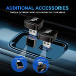 Convertitore cablato-wireless M62 con CarPlay/Android Auto integrato, box AI 2 in 1, adattatore wireless per auto, M62
