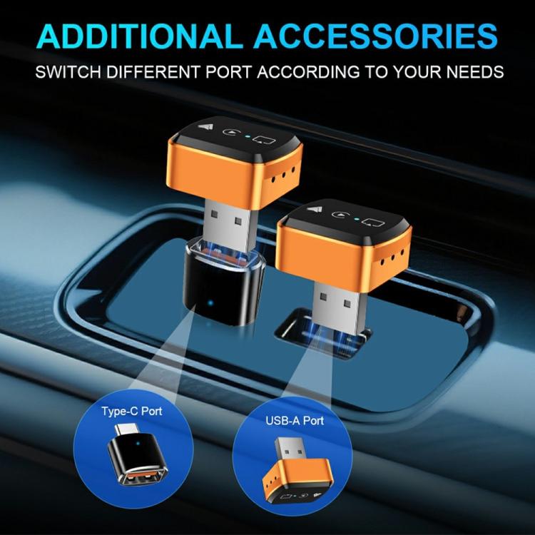 Convertitore automatico da cablato a wireless M71 4 in 1, adattatore intelligente per mirroring dello schermo, AirPlay/Miracast, M71