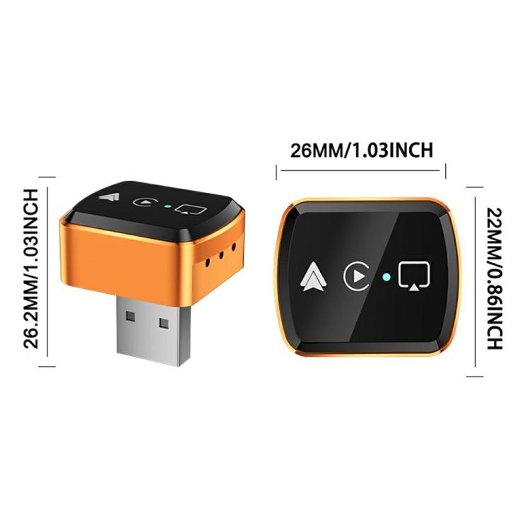 Convertitore automatico da cablato a wireless M71 4 in 1, adattatore intelligente per mirroring dello schermo, AirPlay/Miracast, M71