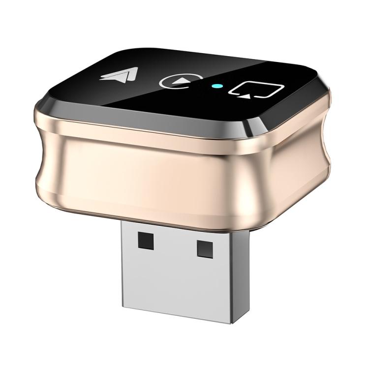 Adattatore M70 per AirPlay/Miracast 4 in 1 per mirroring dello schermo, compatibile con CarPlay/Android Auto, da cablato a wireless., M70