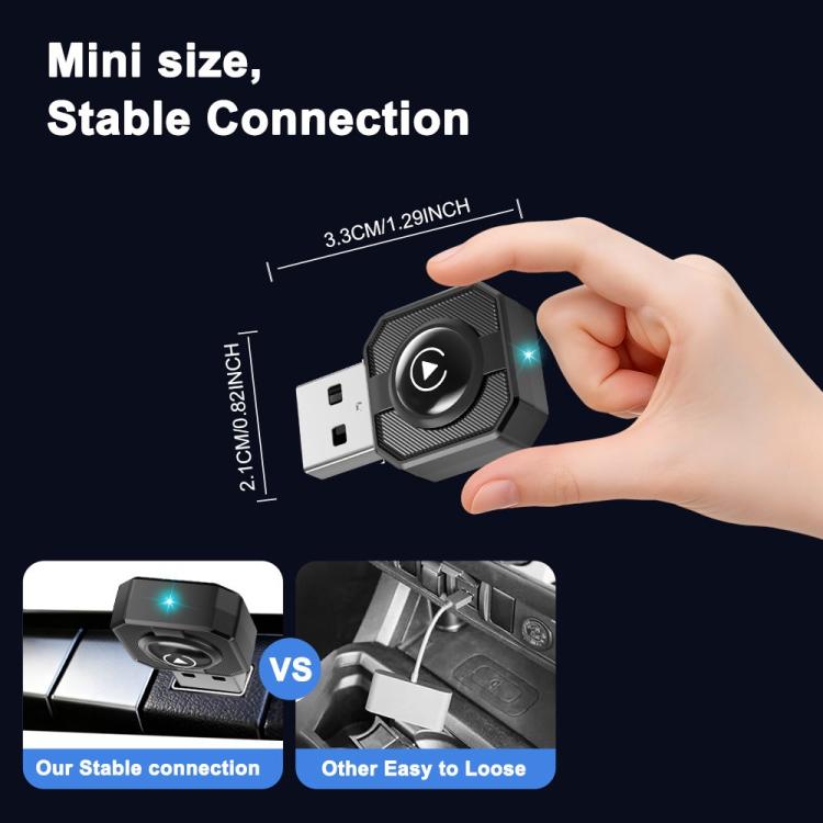 Convertitore da cablato a wireless M32 per veicoli CarPlay/Android Auto, box AI 2 in 1, adattatore wireless per auto, M32
