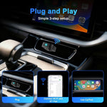 Convertitore da cablato a wireless M32 per veicoli CarPlay/Android Auto, box AI 2 in 1, adattatore wireless per auto, M32