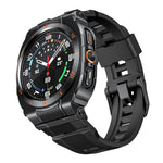 Cinturino in silicone integrato con copertura in lega di zinco dai colori vivaci, For Samsung Galaxy Watch Ultra / Ultra 2025