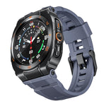 Cinturino in silicone integrato con copertura in lega di zinco dai colori vivaci, For Samsung Galaxy Watch Ultra / Ultra 2025