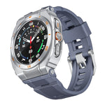 Cinturino in silicone integrato con copertura in lega di zinco dai colori vivaci, For Samsung Galaxy Watch Ultra / Ultra 2025