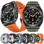 Cinturino in silicone integrato con copertura in lega di zinco dai colori vivaci, For Samsung Galaxy Watch Ultra / Ultra 2025