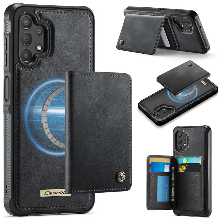 Custodia per telefono CaseMe serie Me80 con portafoglio rimovibile, protezione magnetica RFID e pelle vegana., For Samsung Galaxy A13 / A04s, For Samsung Galaxy A52 / A52s 5G
