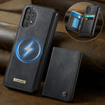 Custodia per telefono CaseMe serie Me80 con portafoglio rimovibile, protezione magnetica RFID e pelle vegana., For Samsung Galaxy A13 / A04s, For Samsung Galaxy A52 / A52s 5G