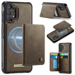 Custodia per telefono CaseMe serie Me80 con portafoglio rimovibile, protezione magnetica RFID e pelle vegana., For Samsung Galaxy A13 / A04s, For Samsung Galaxy A52 / A52s 5G