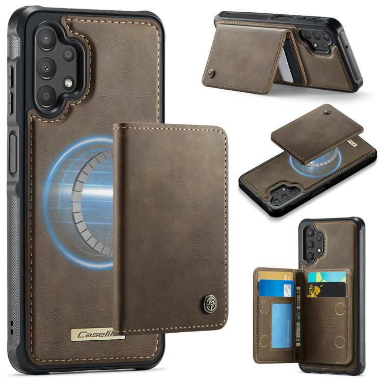 Custodia per telefono CaseMe serie Me80 con portafoglio rimovibile, protezione magnetica RFID e pelle vegana., For Samsung Galaxy A13 / A04s, For Samsung Galaxy A52 / A52s 5G
