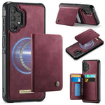 Custodia per telefono CaseMe serie Me80 con portafoglio rimovibile, protezione magnetica RFID e pelle vegana., For Samsung Galaxy A13 / A04s, For Samsung Galaxy A52 / A52s 5G