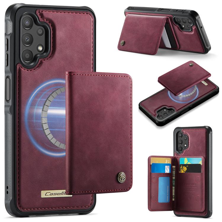 Custodia per telefono CaseMe serie Me80 con portafoglio rimovibile, protezione magnetica RFID e pelle vegana., For Samsung Galaxy A13 / A04s, For Samsung Galaxy A52 / A52s 5G