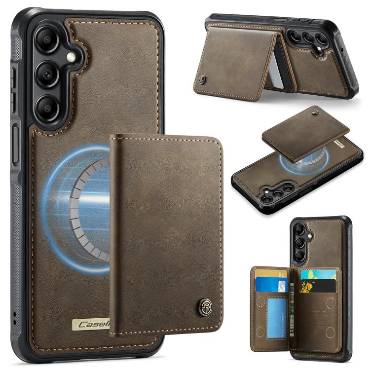 Custodia per telefono CaseMe serie Me80 con portafoglio rimovibile, protezione magnetica RFID e pelle vegana., For Samsung Galaxy S25 / S24 5G, For Samsung Galaxy S25+ / S24+ 5G, For Samsung Galaxy A14 / M44 5G, For Samsung Galaxy A55 5G / A35 5G