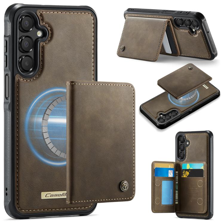 Custodia per telefono CaseMe serie Me80 con portafoglio rimovibile, protezione magnetica RFID e pelle vegana., For Samsung Galaxy S25 Ultra 5G, For Samsung Galaxy S24 FE 5G, For Samsung Galaxy S24 Ultra 5G, For Samsung Galaxy A15